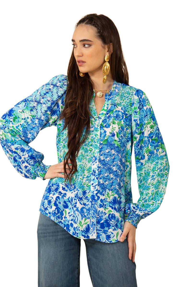 Hale Bob Lydia Button Down Top, Alternate, color, 
