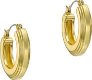 Ted Baker Deena Deco Groove Hoop Earrings