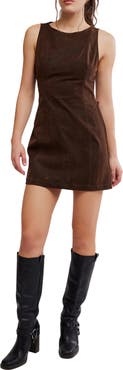 free people atlas suede mini dress Free People Atlas Faux Suede Mini Dress