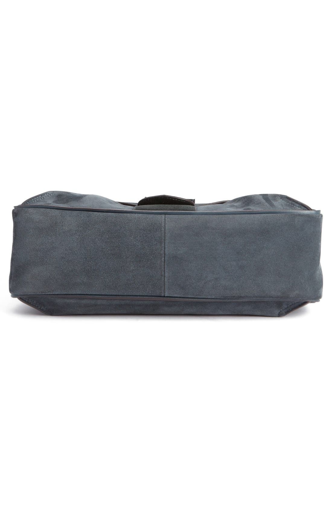 Chloé 'Medium Lexa' Suede Shoulder Bag, Alternate, color, 