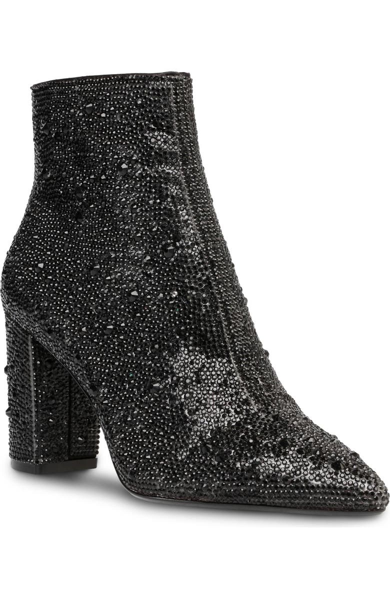 Betsey Johnson Cady Crystal Pavé Bootie, Main, color,