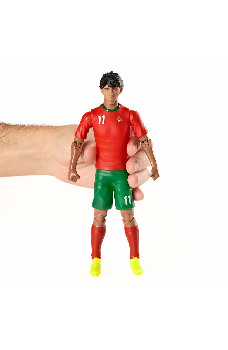Banbo Toys SOCKERS Portugal Joao Felix 8" Collectible Soccer Action Figure, Alternate, color, Red
