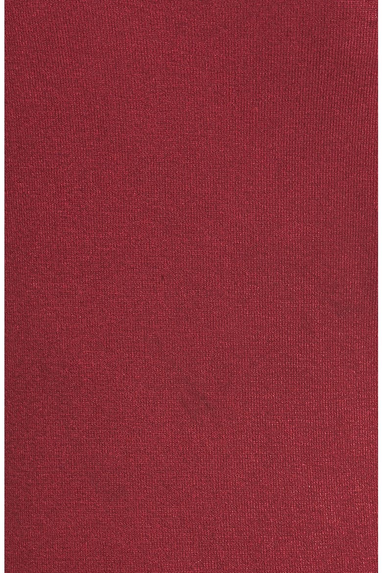 V-Neck Sweater, Alternate, color, WINE