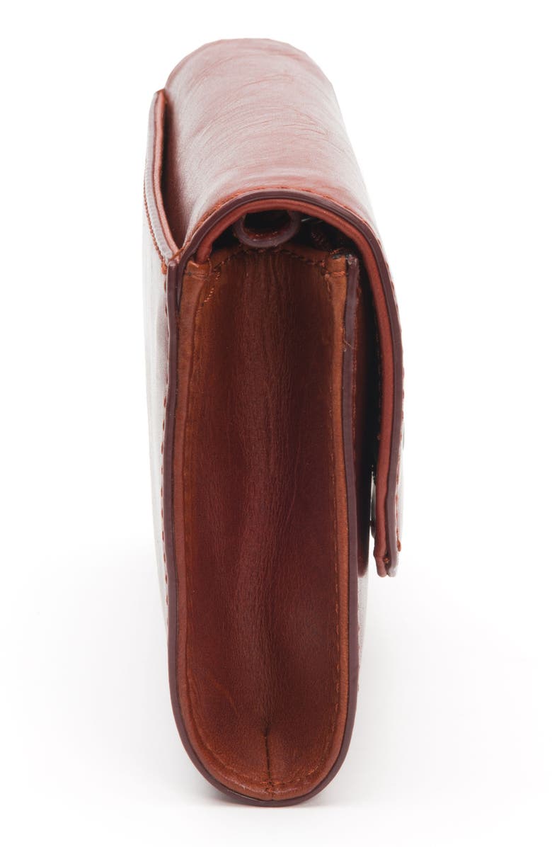 Frye Melissa Leather Crossbody Bag, Alternate, color, Red Clay