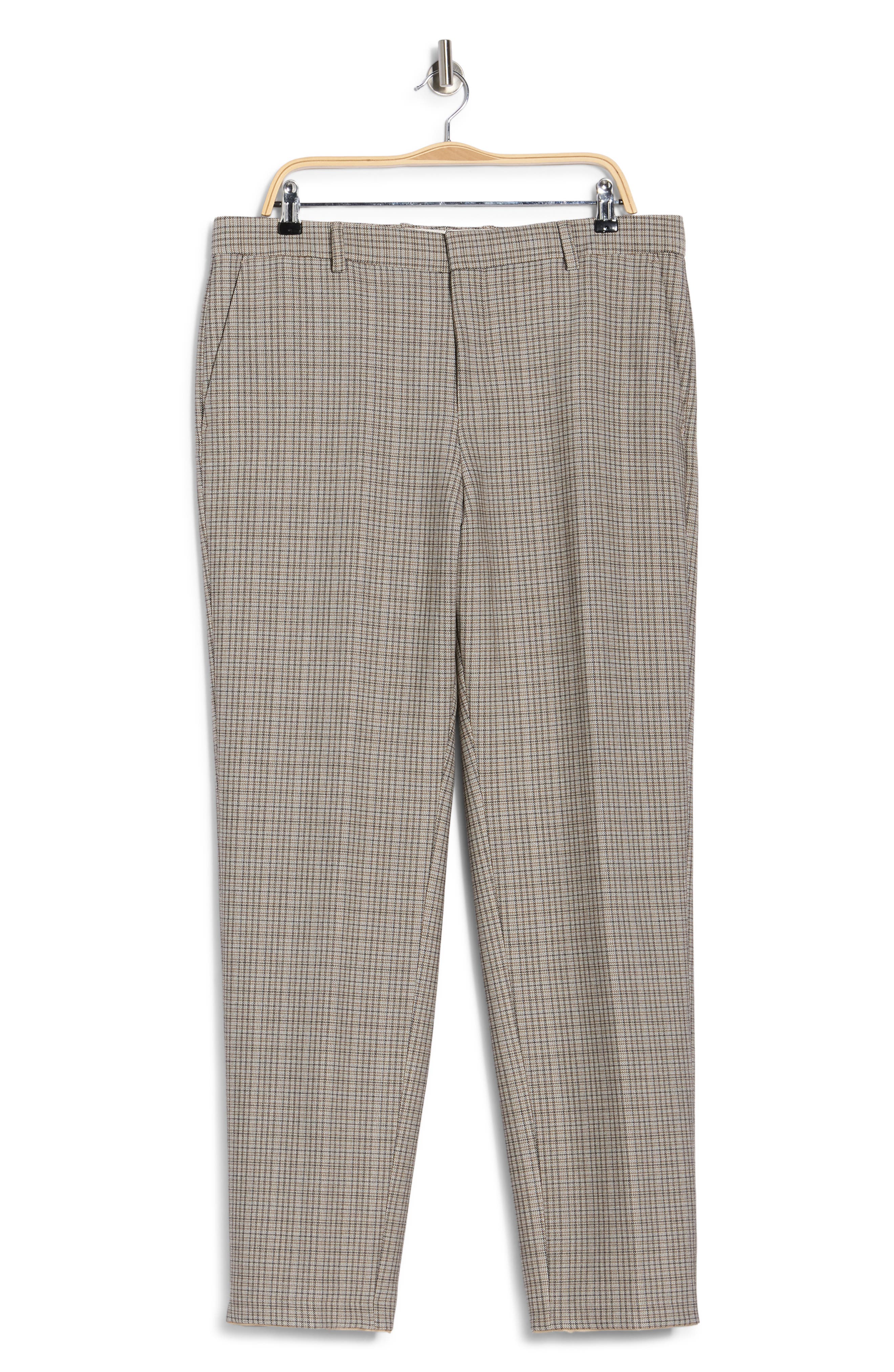 BOSS Peter Flat Front Stretch Dress Pants