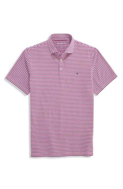 Sankaty Stripe Performance Piqué Polo