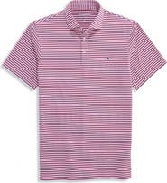 vineyard vines Sankaty Stripe Performance Piqué Polo