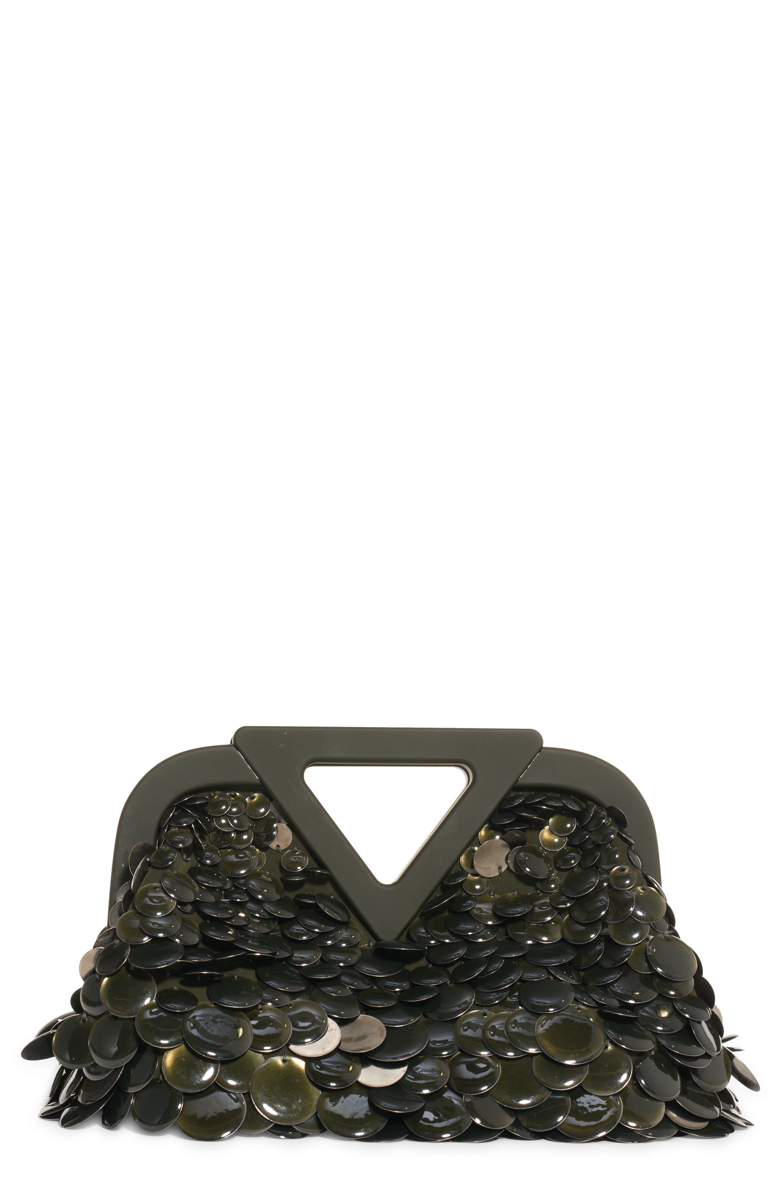Bottega Veneta Small Point Paillette Clutch, Main, color, 
