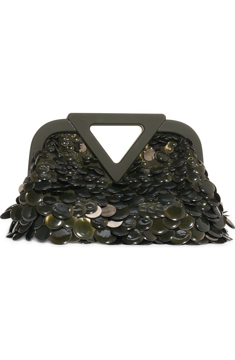Bottega Veneta Small Point Paillette Clutch, Main, color,