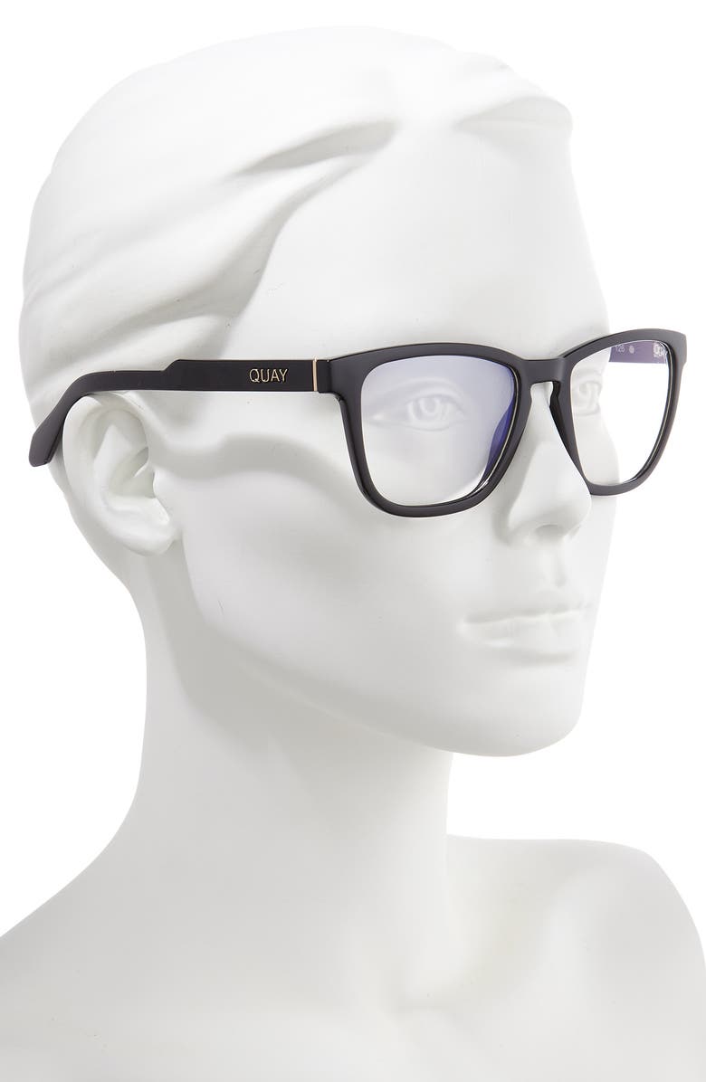 QUAY Hardwire 54mm Blue Light Filtering Glasses, Alternate, color, 