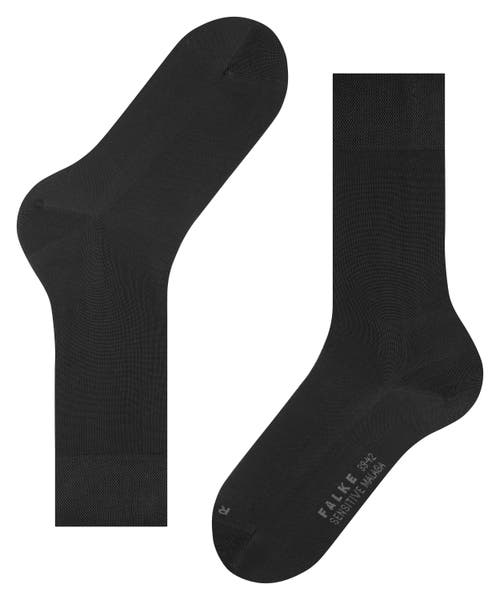 Falke Sensitive Malaga Socks For Diabetics In Black
