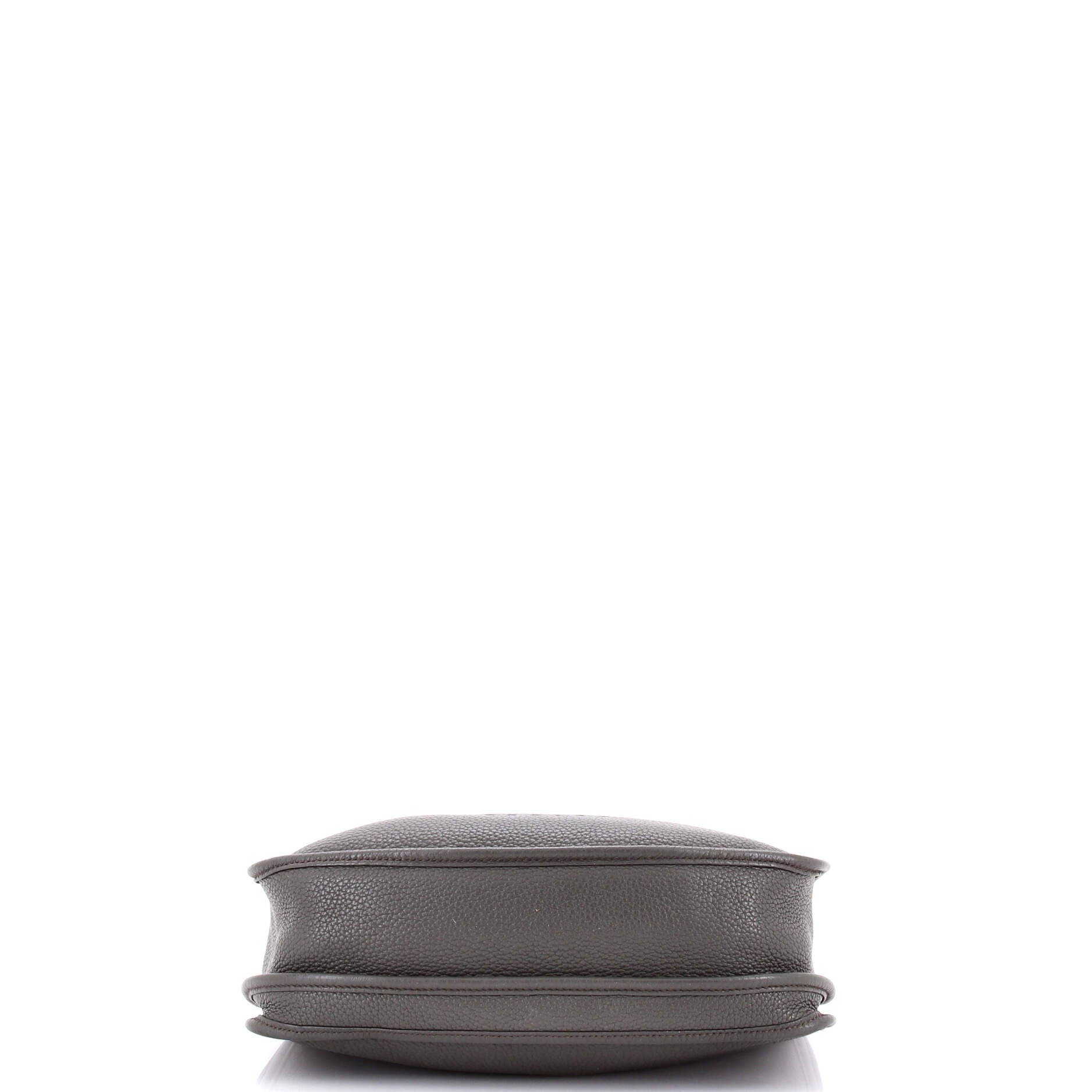 Pre-Owned Hermes Evelyne Bag Gen III Clemence PM, Alternate, color, Vert De Gris