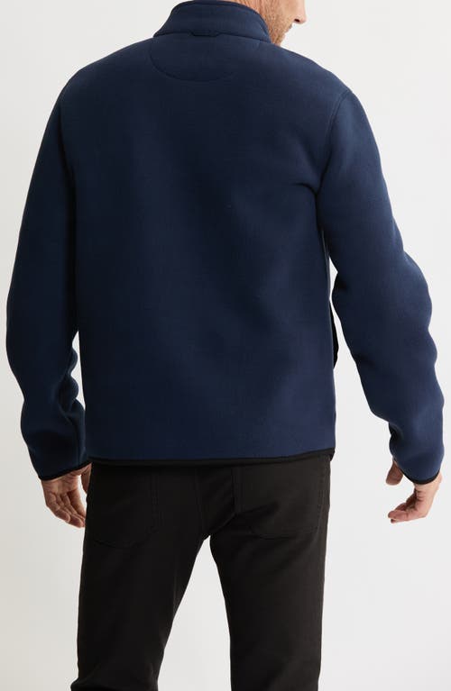Jachs Quarter Zip Fleece Pullover In Blue