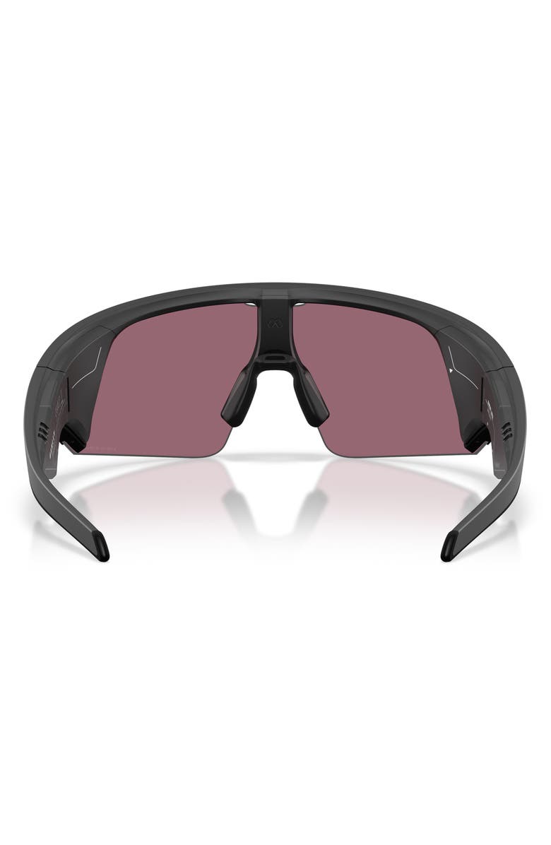 Oakley Vanguard 152mm Shield Sunglasses, Alternate, color, Black / Prizm Road