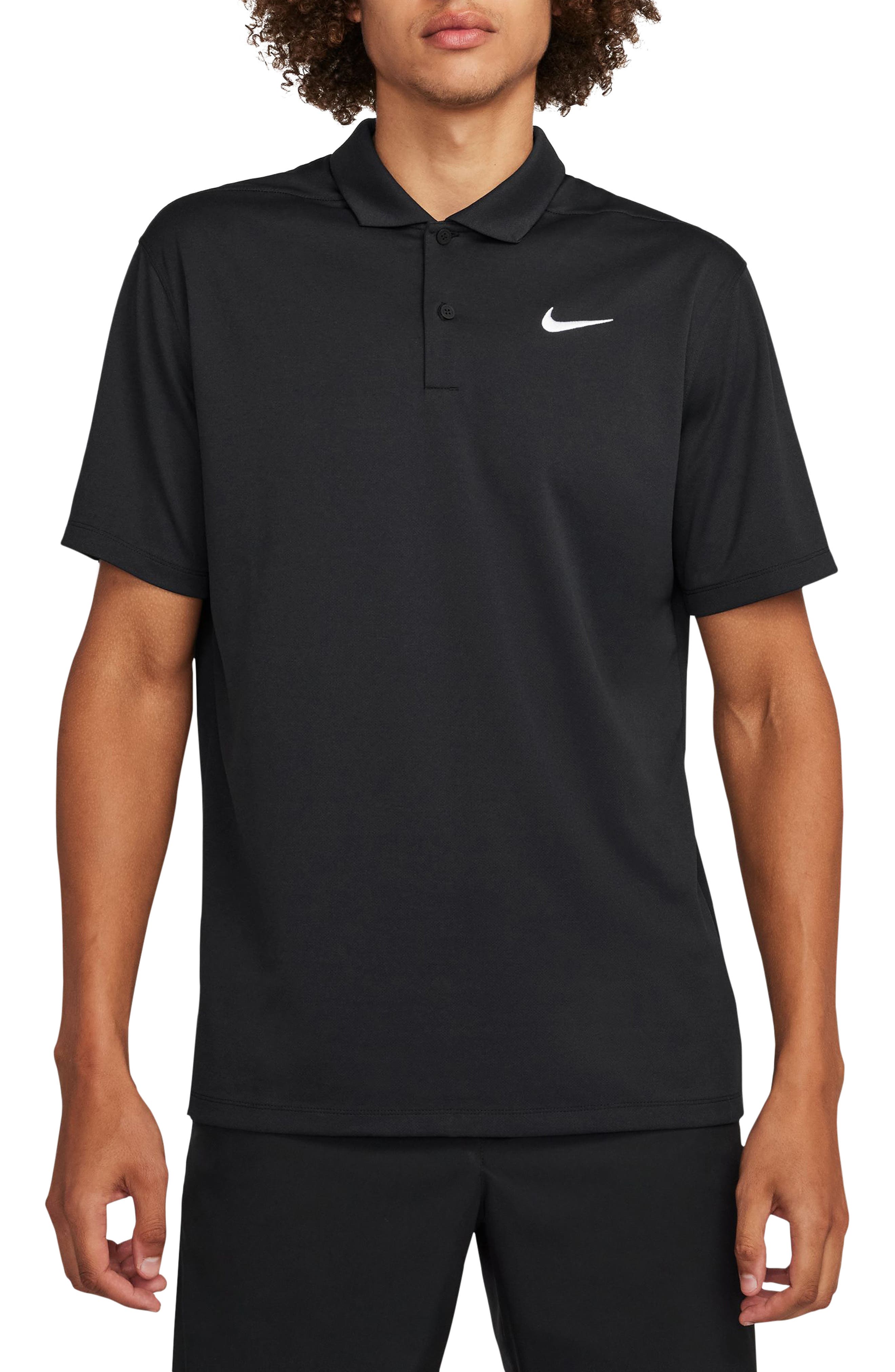 Nike Golf Dri-FIT Victory+ Golf Polo in Black/Anthracite/Black 