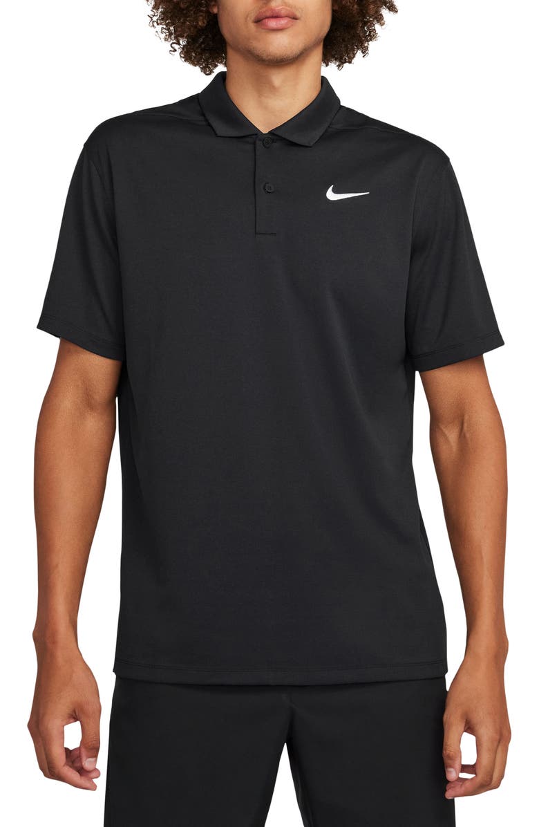Nike Golf Dri-FIT Victory+ Golf Polo, Main, color, Black/ Anthracite/ Black