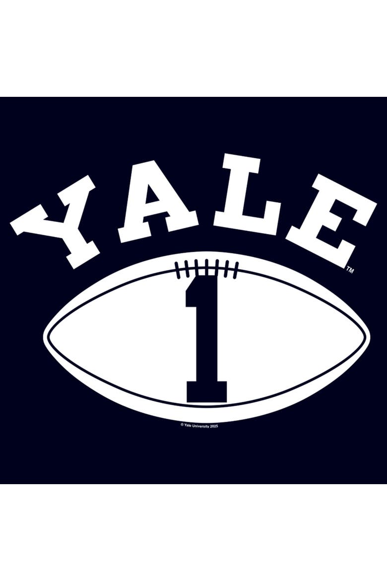 Men's Yale University Football Number One  Graphic T-Shirt, Alternate, color, Navy Blue