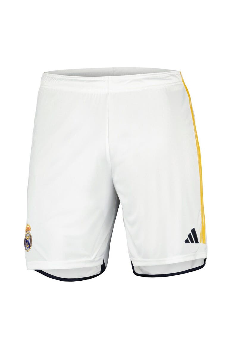 Men's adidas White Real Madrid 2023/24 Training Shorts, Alternate, color, White