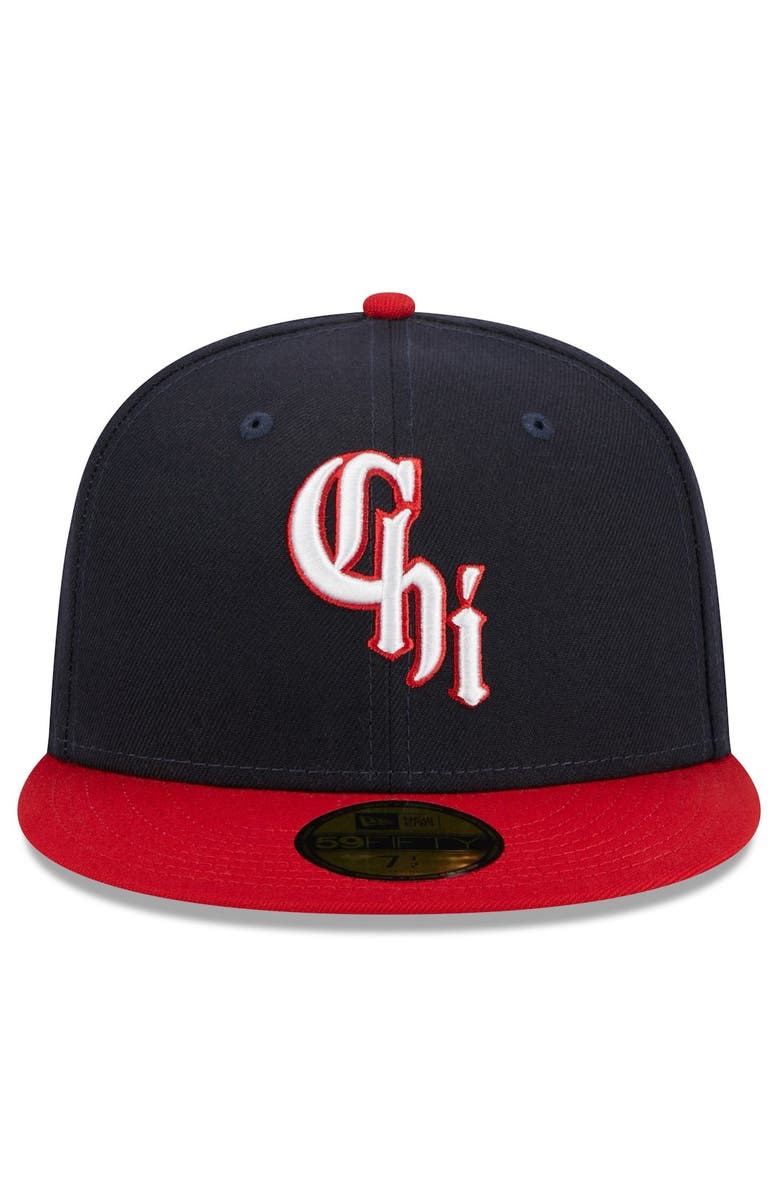 New Era Men's New Era Navy Chicago White Sox Cooperstown Collection Retro City 59FIFTY Fitted Hat, Alternate, color, 