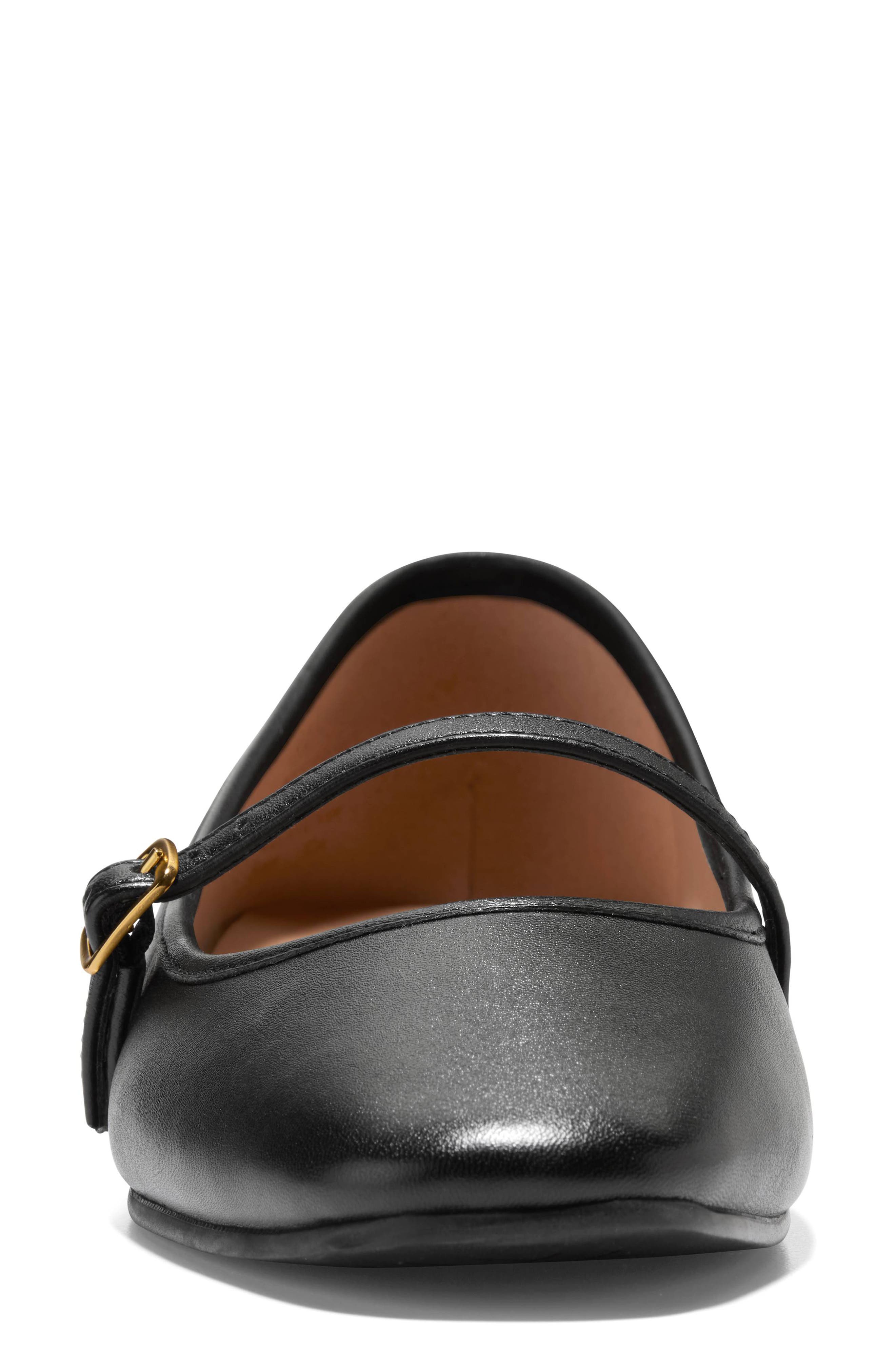 Cole Haan Yelena Mary Jane Flat, Alternate, color, Black Ltr