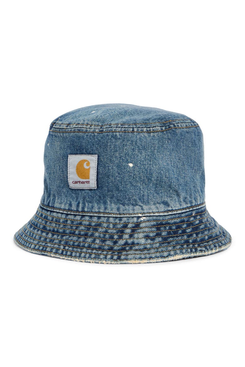 Belmar Cotton Denim Bucket Hat, Main, color, BLUE