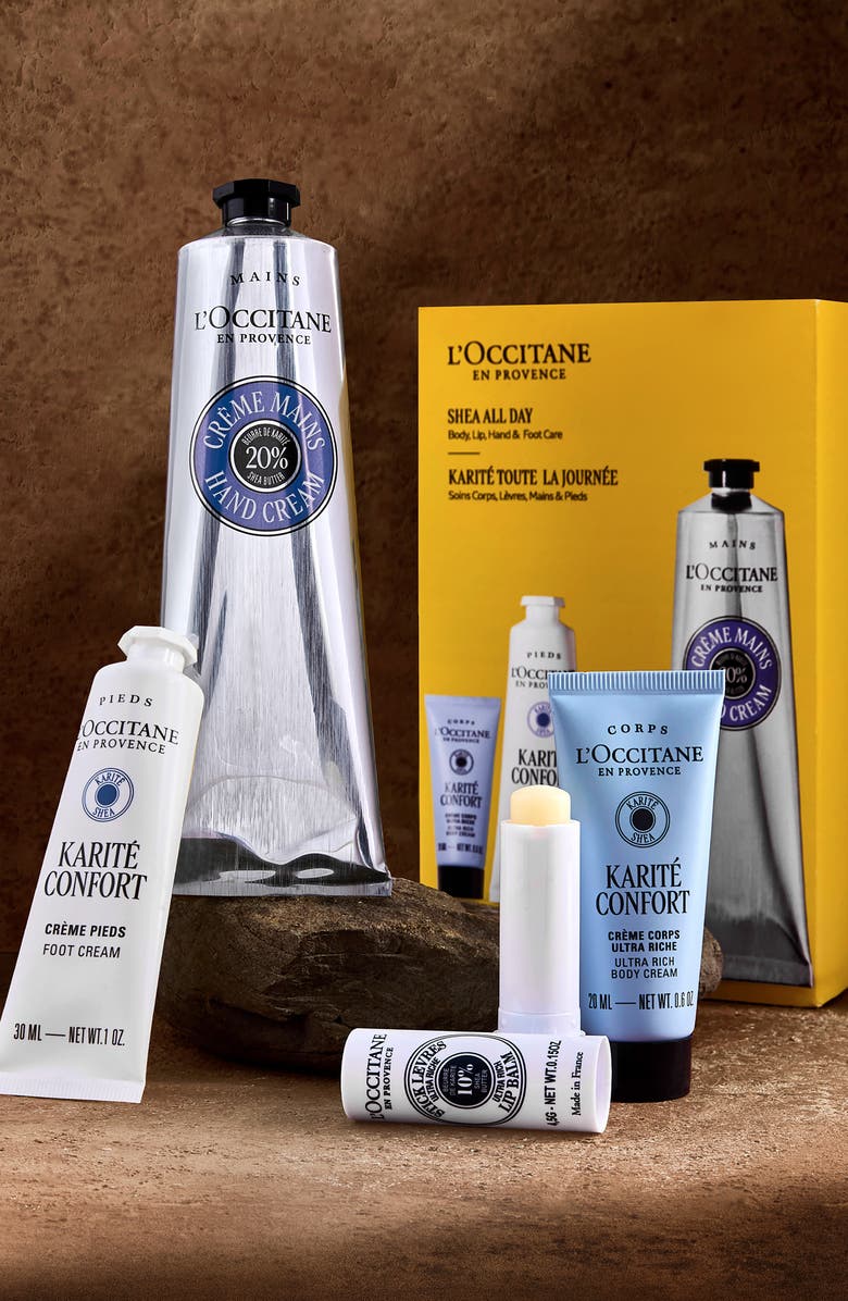 L'Occitane Shea All Day Gift Set $65 Value, Alternate, color, 