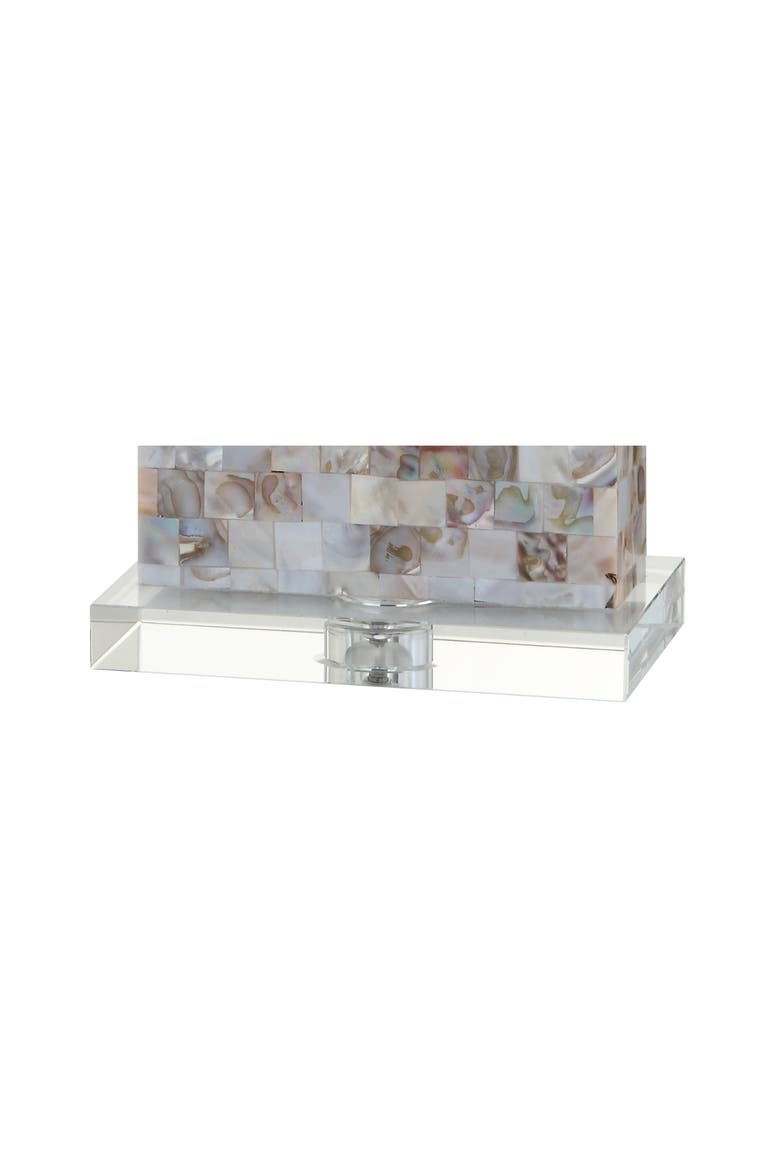 Cannon Seashell and Crystal LED Table Lamp, Alternate, color, Natural/Clear