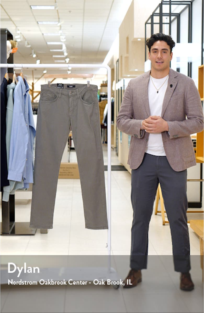 Marcus Slim Straight Leg Five-Pocket Pants, sales video thumbnail