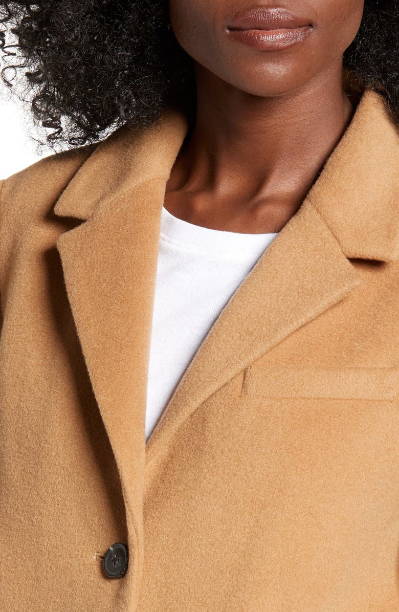 Calvin Klein Jeans Wool Blend Coat, Alternate, color, 