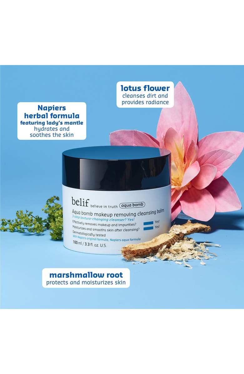 belif Aqua Bomb Makeup Removing Cleansing Balm, Alternate, color, 