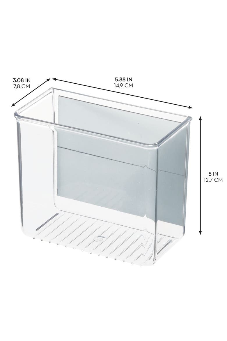 Magnetic Organizer Bins for Laundry Room - Set of 4 - Clear, Alternate, color, Clear