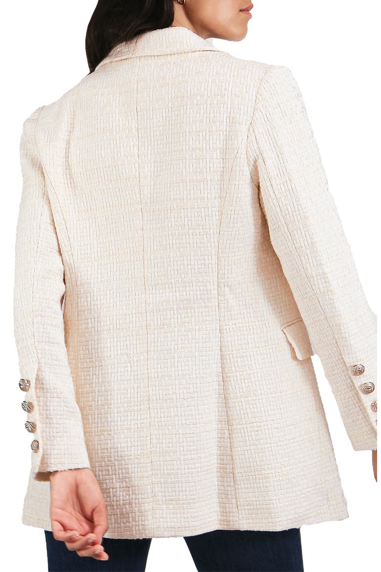 Princess Polina Tweed Blazer, Alternate, color, CREAM