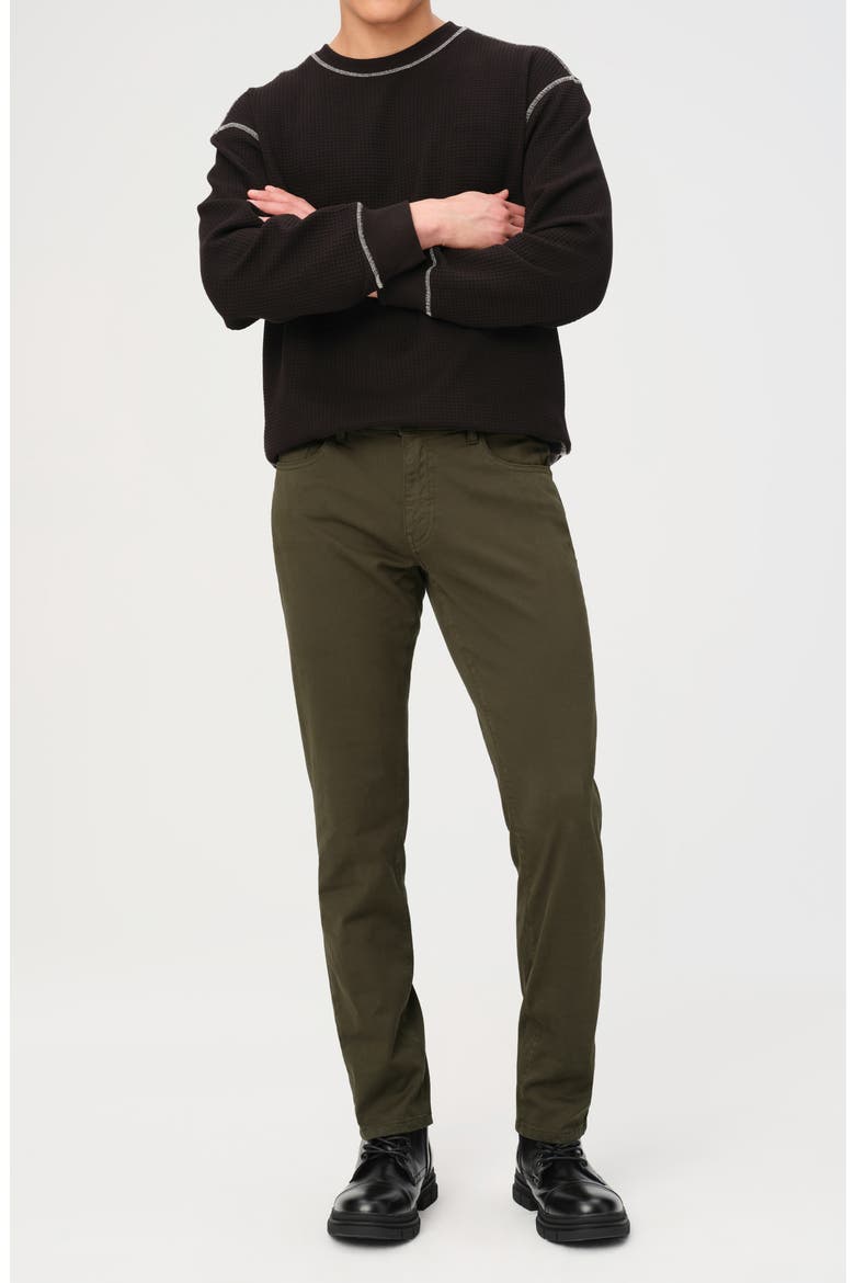 AMS Slim Fit Twill Pants, Alternate, color, THYME
