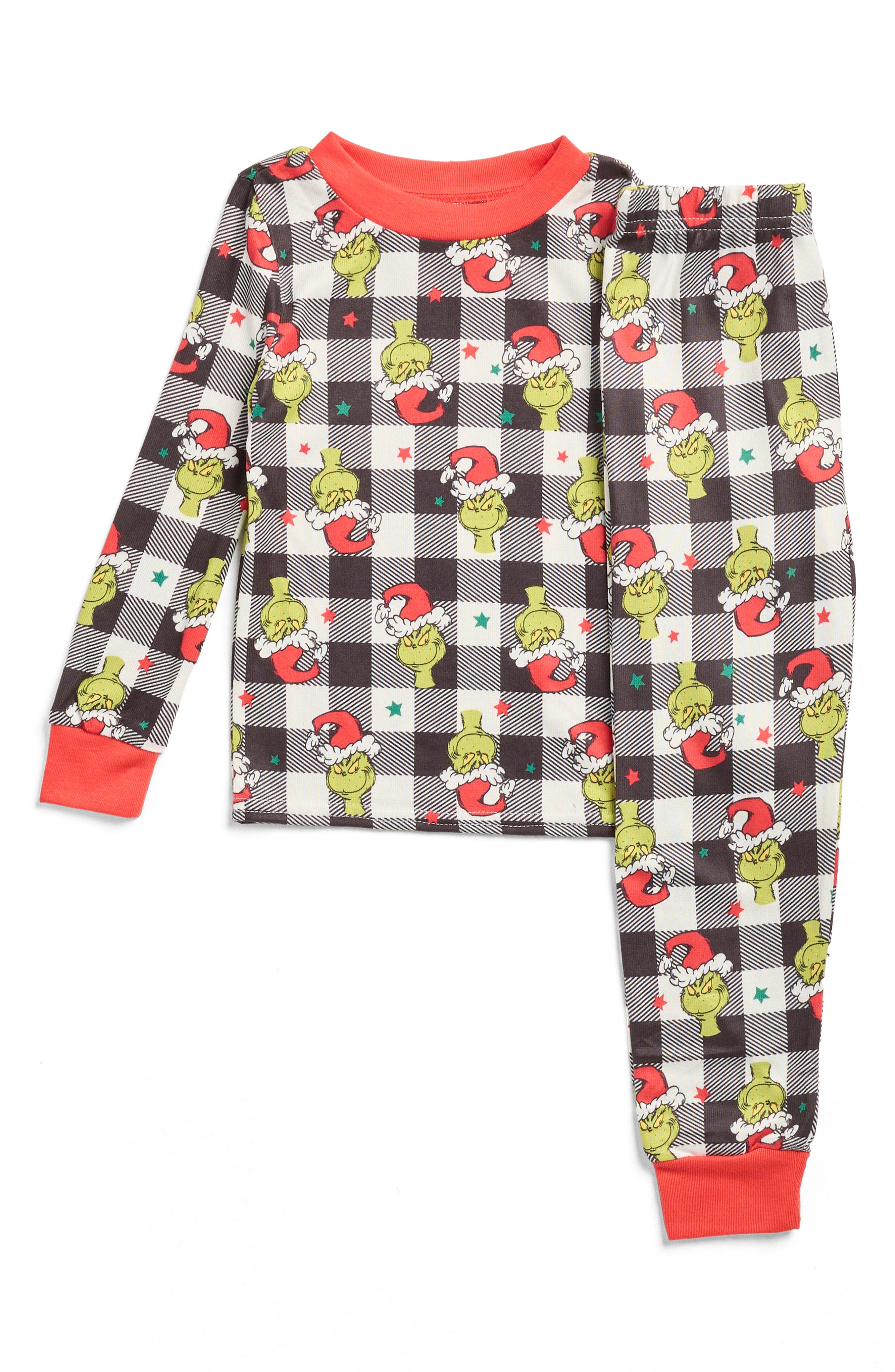 Kids' The Grinch Fitted Two-Piece Pajamas