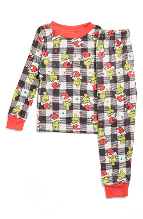 Kids' The Grinch Fitted Two-Piece Pajamas (Little Kid & Big Kid)