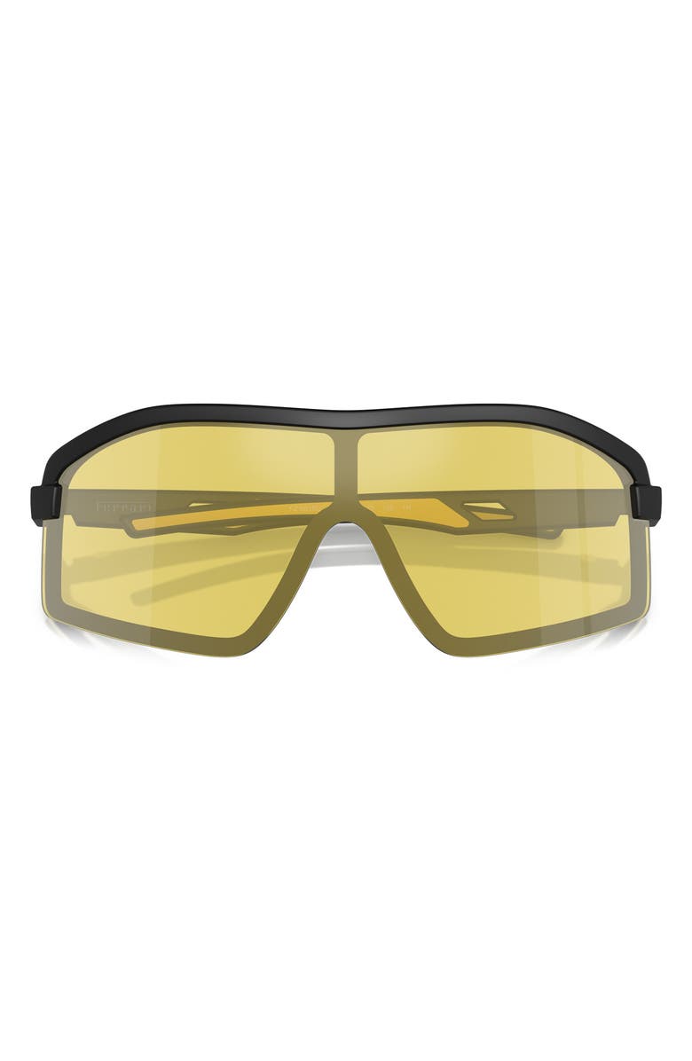 Scuderia Ferrari 43mm Shield Sunglasses, Alternate, color, Matte Black