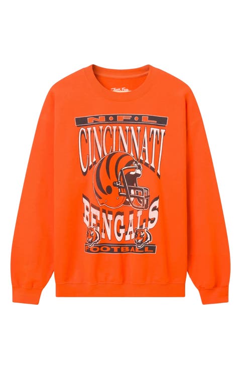 Cincinnati Bengals Helmet Crewneck Sweatshirt