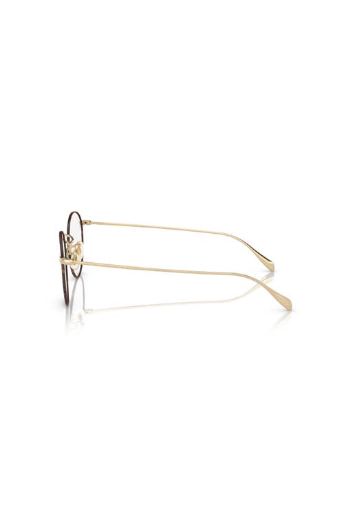 Oliver Peoples 47mm Phantos Optical Glasses In Gold