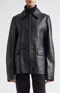 TOTEME Grained Leather Jacket