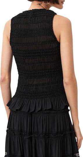 Marion Pleated Sleeveless Top