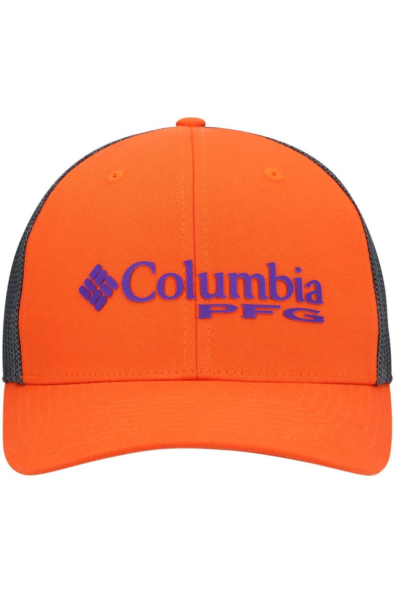 Men's Columbia Orange/Gray Clemson Tigers PFG Snapback Hat, Alternate, color, Orange