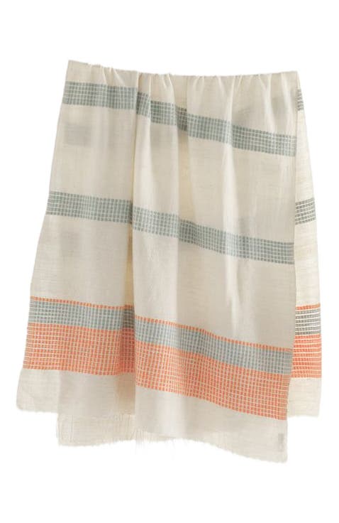 Camden Handwoven Cotton Throw Blanket