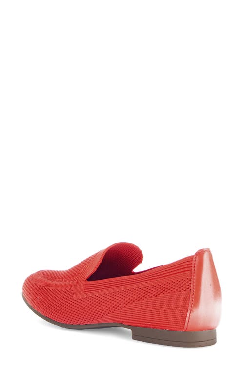 Gabor Rhinestone Knit Loafer In Flame