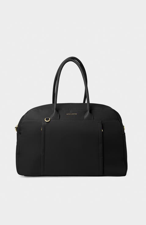 Nylon-Luxe Weekend Bag