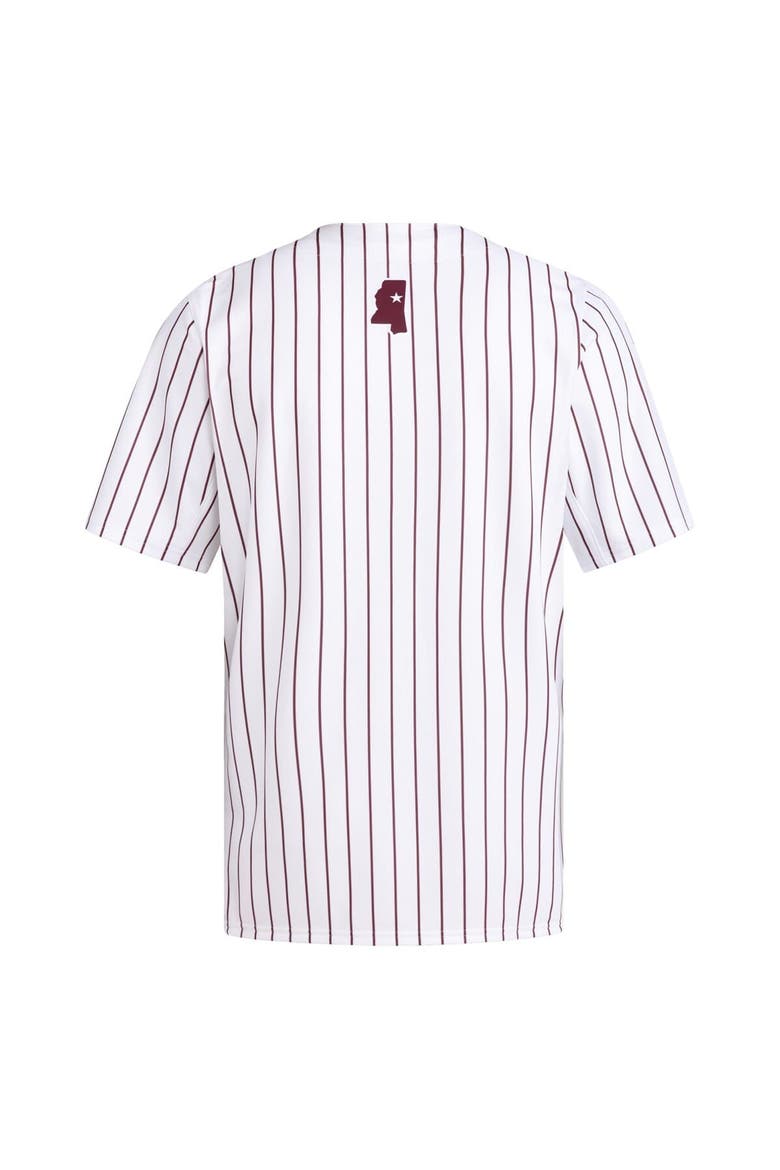 Men's adidas  White Mississippi State Bulldogs Replica Baseball Jersey, Alternate, color, White