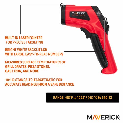 Maverick Infrared Bbq Surface Thermometer In Multi