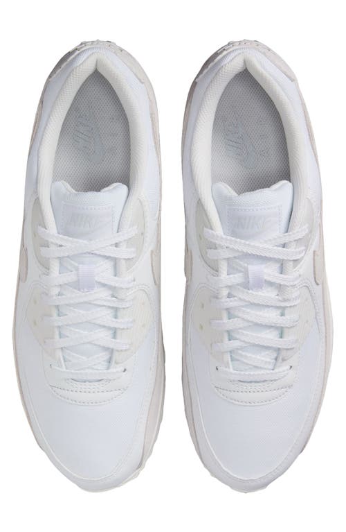 Shop Nike Air Max 90 Sneaker In White/photon Dust