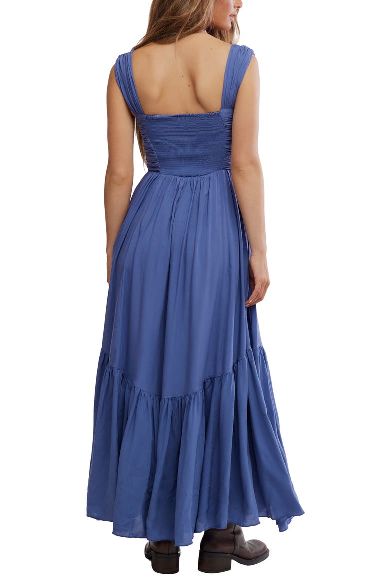 Sasha Tiered Maxi Dress, Alternate, color, BLUE