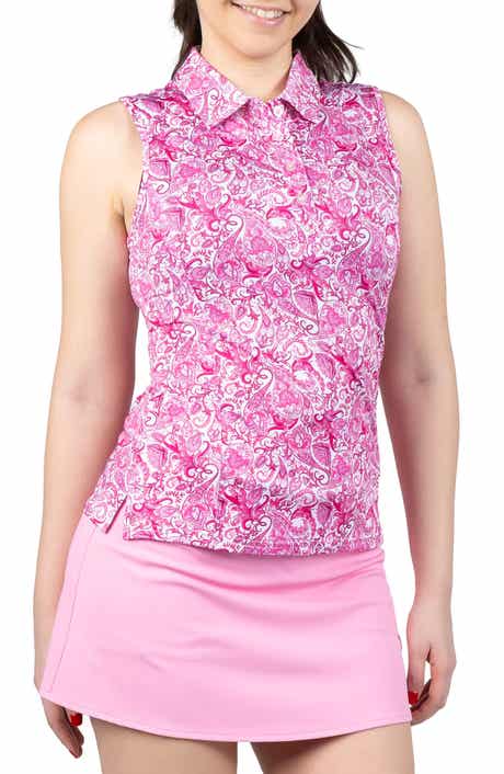 TailorByrd Paisley Print Polo Tank