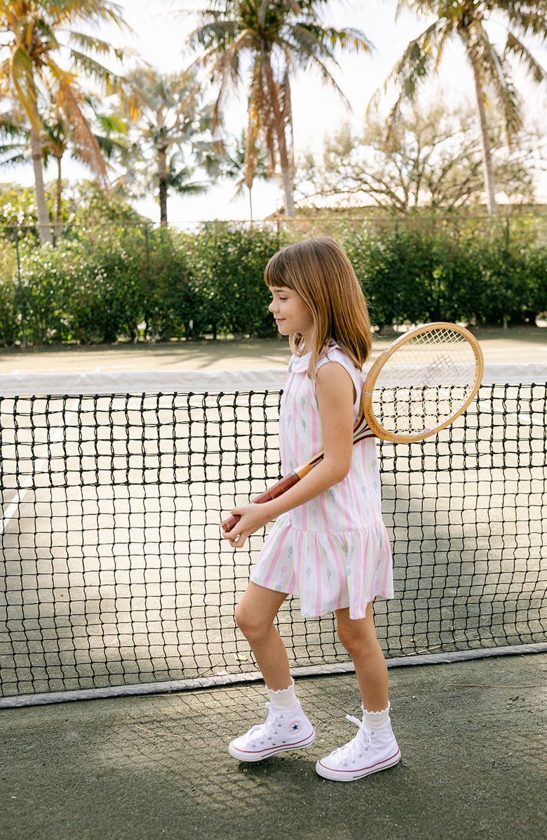 Little Paper Kids Louisa Dress, Alternate, color, Racquet Club